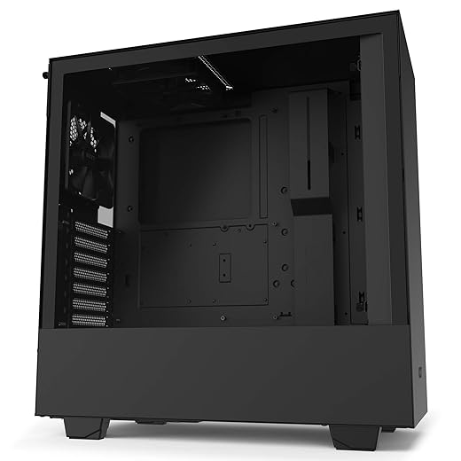 NZXT H510 Elite - Boîtier PC Gaming Moyenne Tour Premium - Double Panneau Latéral en Verre Trempé - Port I/O USB Type-C en Façade - Montage Vertical du Processeur Graphique ( GPU ) - Blanc
