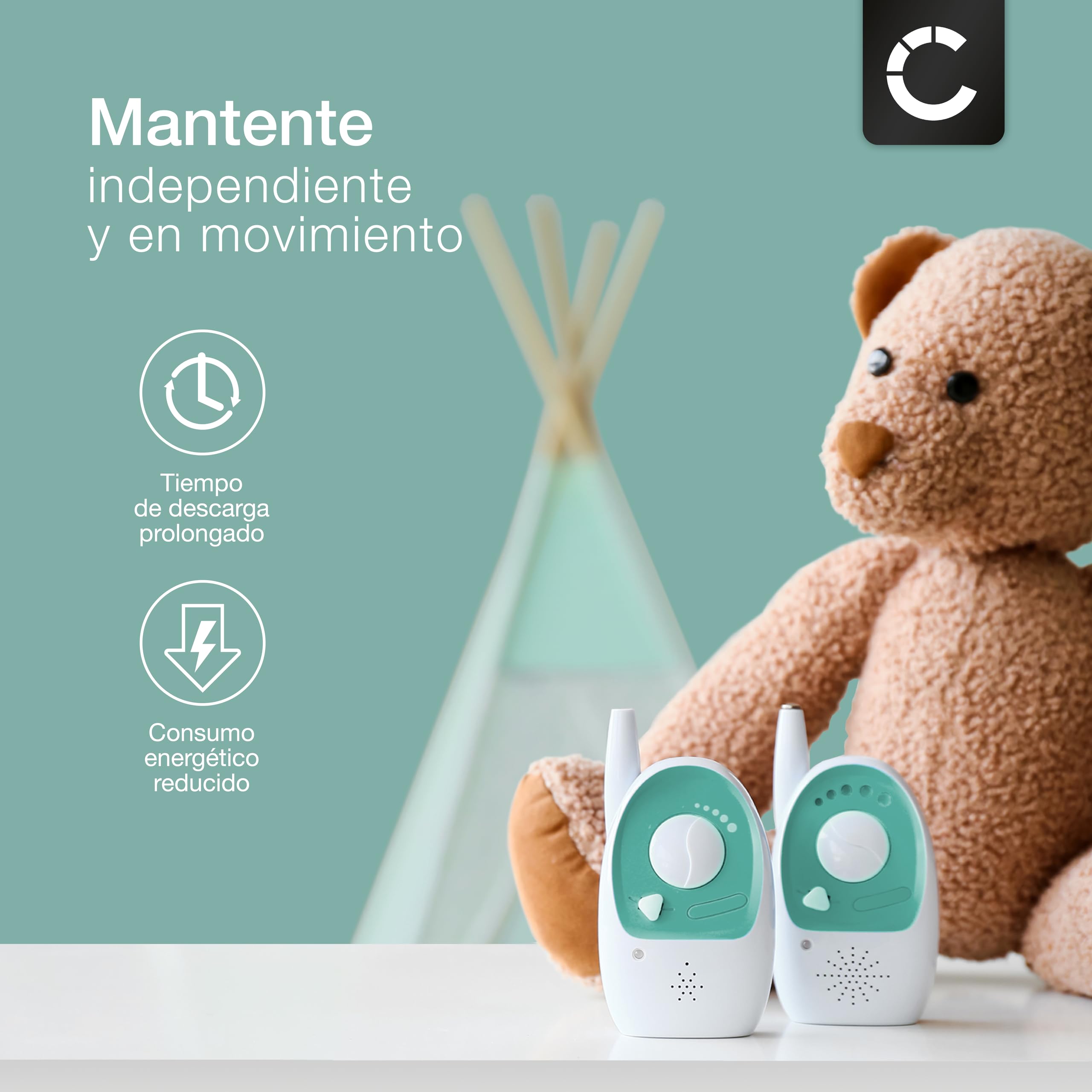 CELLONIC, Batería para Vigilabebes Compatible con Babymoov Yoo-Moov, Yoo-Travel, Yoo-Feel (1400mAh)