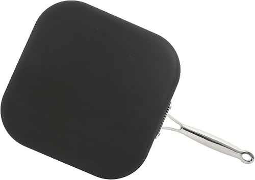 Miniatura 3 de Cuisinart 630-20 Chef's Classic - Plancha cuadrada de 11 pulgadas, antiadherente, anodizada dura y 622-20 Chef's Classic - Sartén abierta de 8