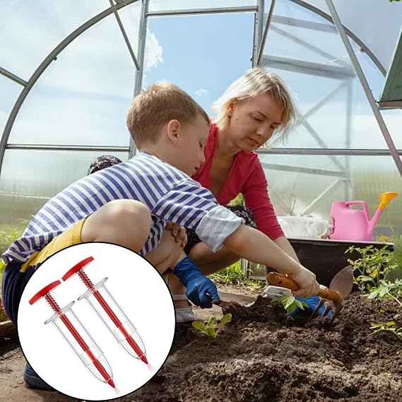 2Pcs Seeds Dispenser Handheld Seed Planter Sowing Seeder Mini Hand Spreader Garden Seed Planter for Planting Enthusiasts