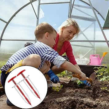 2Pcs Seeds Dispenser Handheld Seed Planter Sowing Seeder Mini Hand Spreader Garden Seed Planter for Planting Enthusiasts
