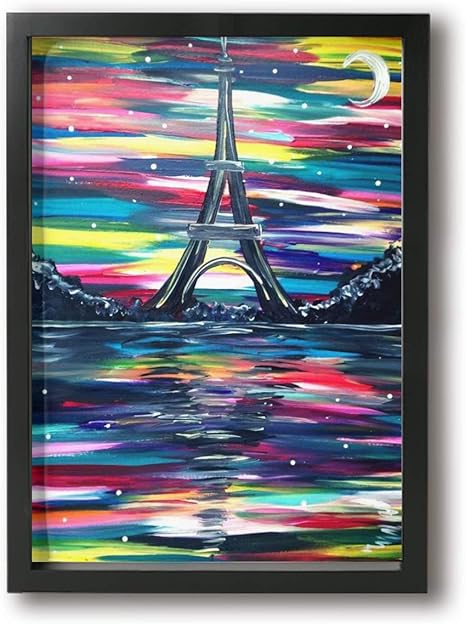 Amazon インテリア 東京タワー 油絵風景画 風景 部屋飾り鮮明さ 壁絵 装飾画垂直 廊下の通路の壁画 装飾画 寝室の絵画 アートポスター ポスターフレーム 無毒無味 環境に優しい 耐紫外線性 絵画 壁掛け フック Diy 木枠セッ プレゼント装飾画 壁掛け 飾り絵 贈り物 部屋