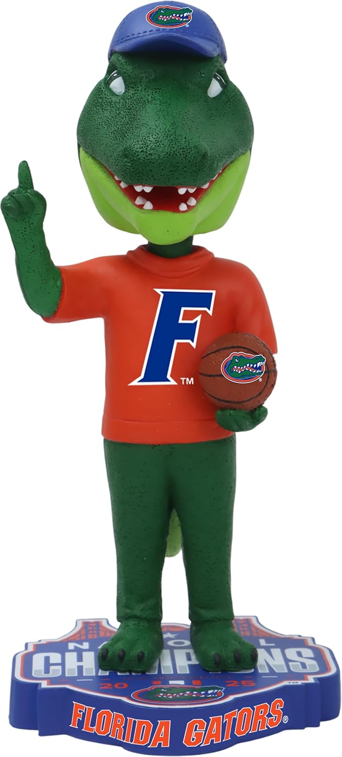 Albert Florida Gators 2025 Men's Basketball National Champions Standing Bobblehead College