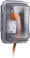 Protetor para tomada elétrica TayMac MM410C, 7 cm, transparente