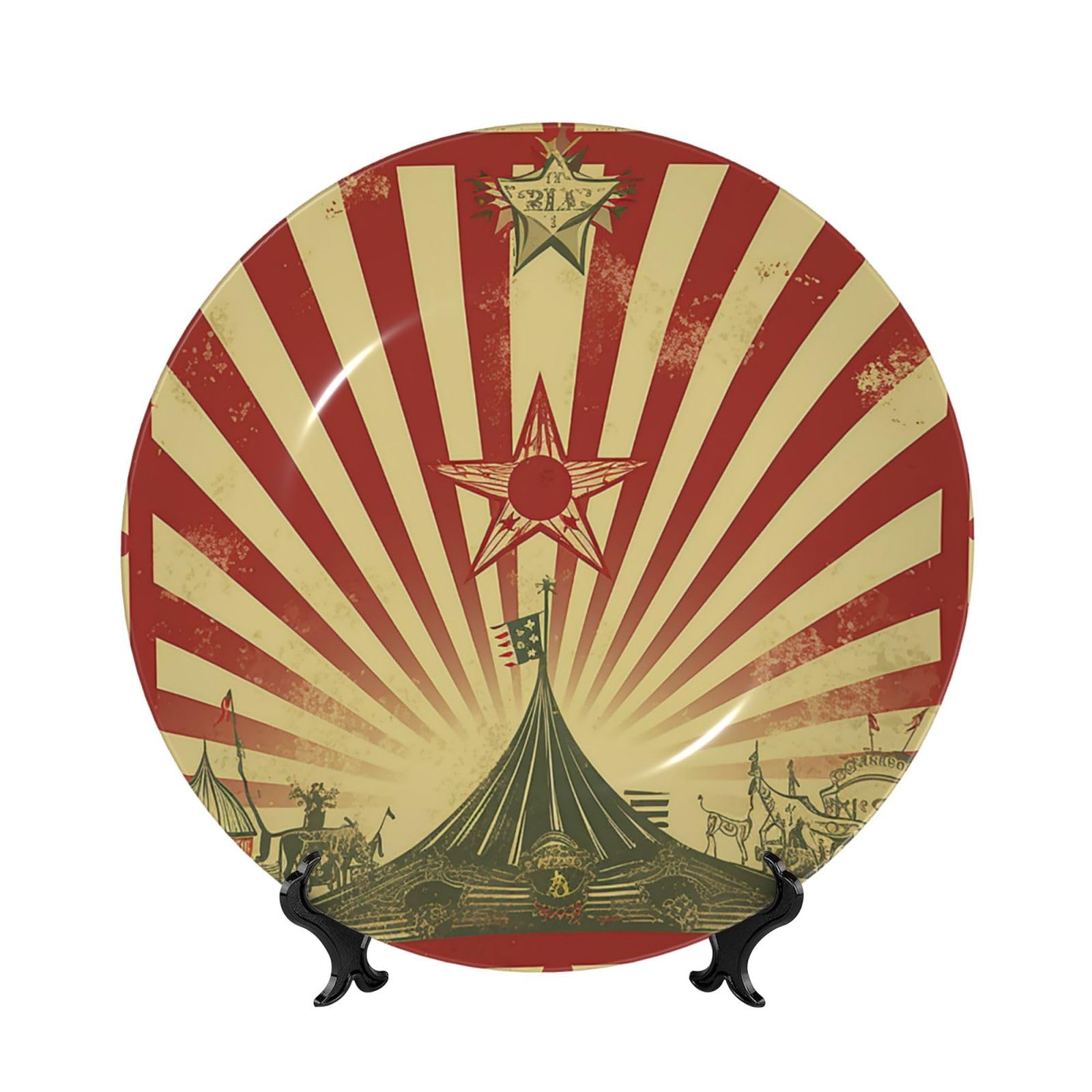 Assiette en porcelaine anglaise fait main de 15cm décorative pour bureau