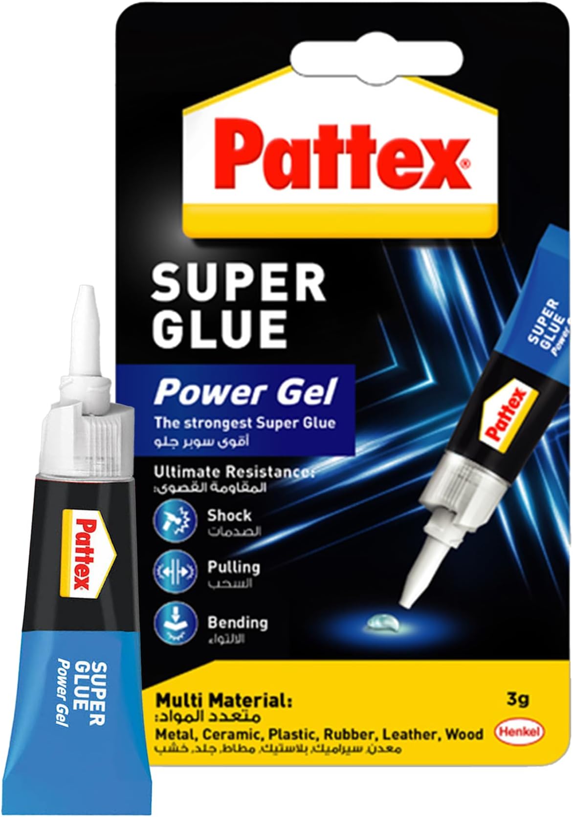 Pattex Superglue Power Gel Tube