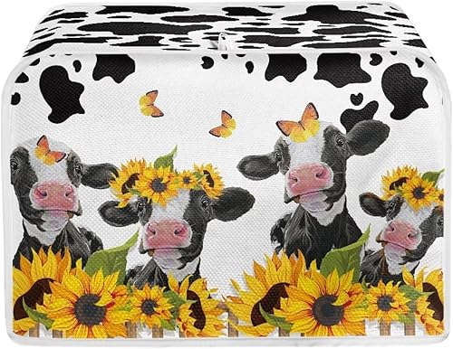 Miniatura 38 de Dolyues Cubierta para tostadora con estampado de pollo, 4 rebanadas, cubiertas para electrodomésticos pequeños de cocina, protección contra el polvo