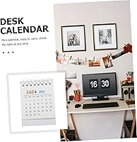 Vista 5 de Calendario de escritorio 2023-2024, 18 meses, julio de 2023 a diciembre de 2024, calendario mensual de escritorio, mini calendario 4X 3 2023-2024