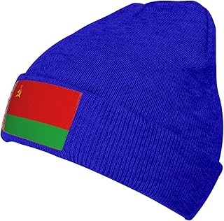 Flag of Belarus Print Winter Beanie for Men Women, Beanie Soft Warm Knit Hat Ski Stocking Cuffed Cap