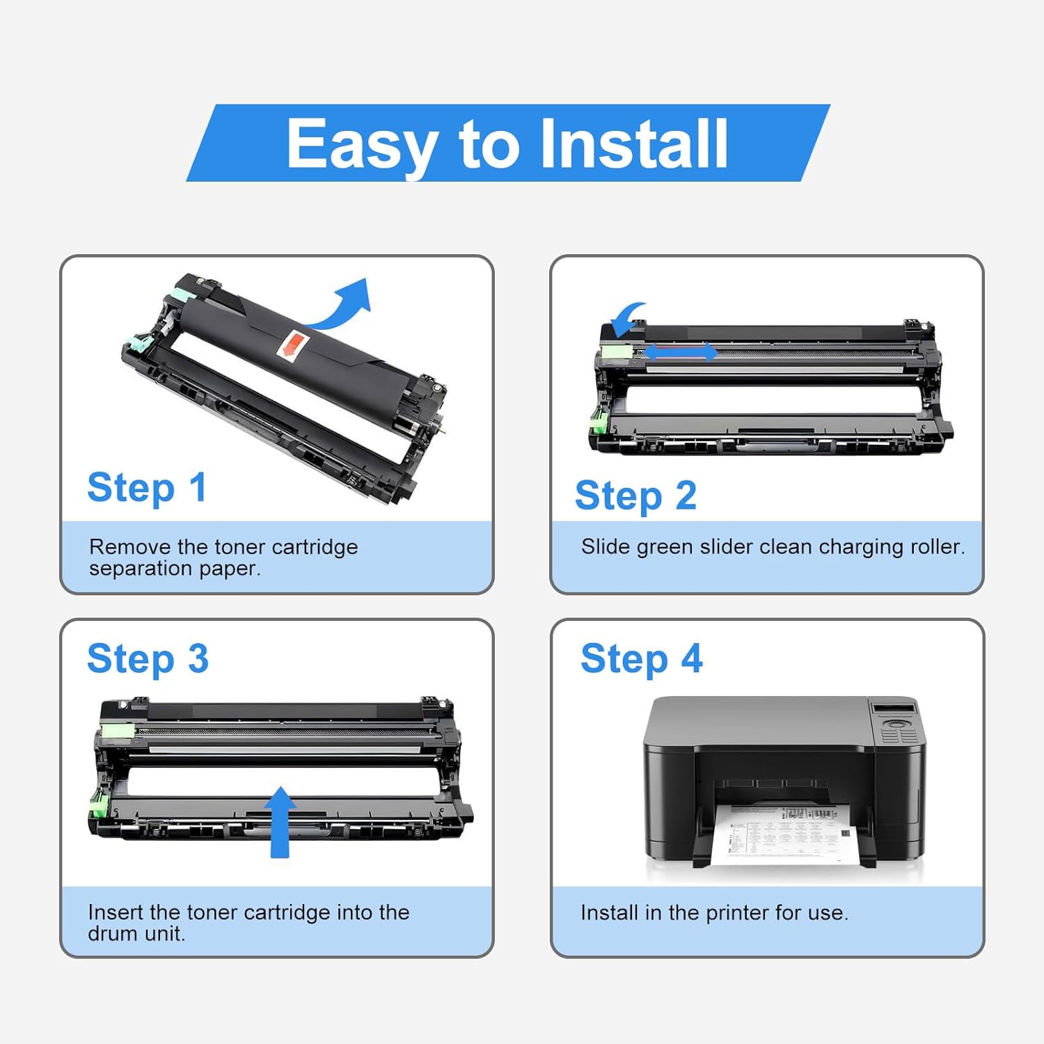 DR223CL Drum Unit Replacement for Brother DR223CL DR-223CL DR223 Compatible with Brother MFC-L3770CDW MFC-L3750CDW HL-L3270CDW HL-L3290CDW HL-L3230CDW Printers ( 4 Pack)