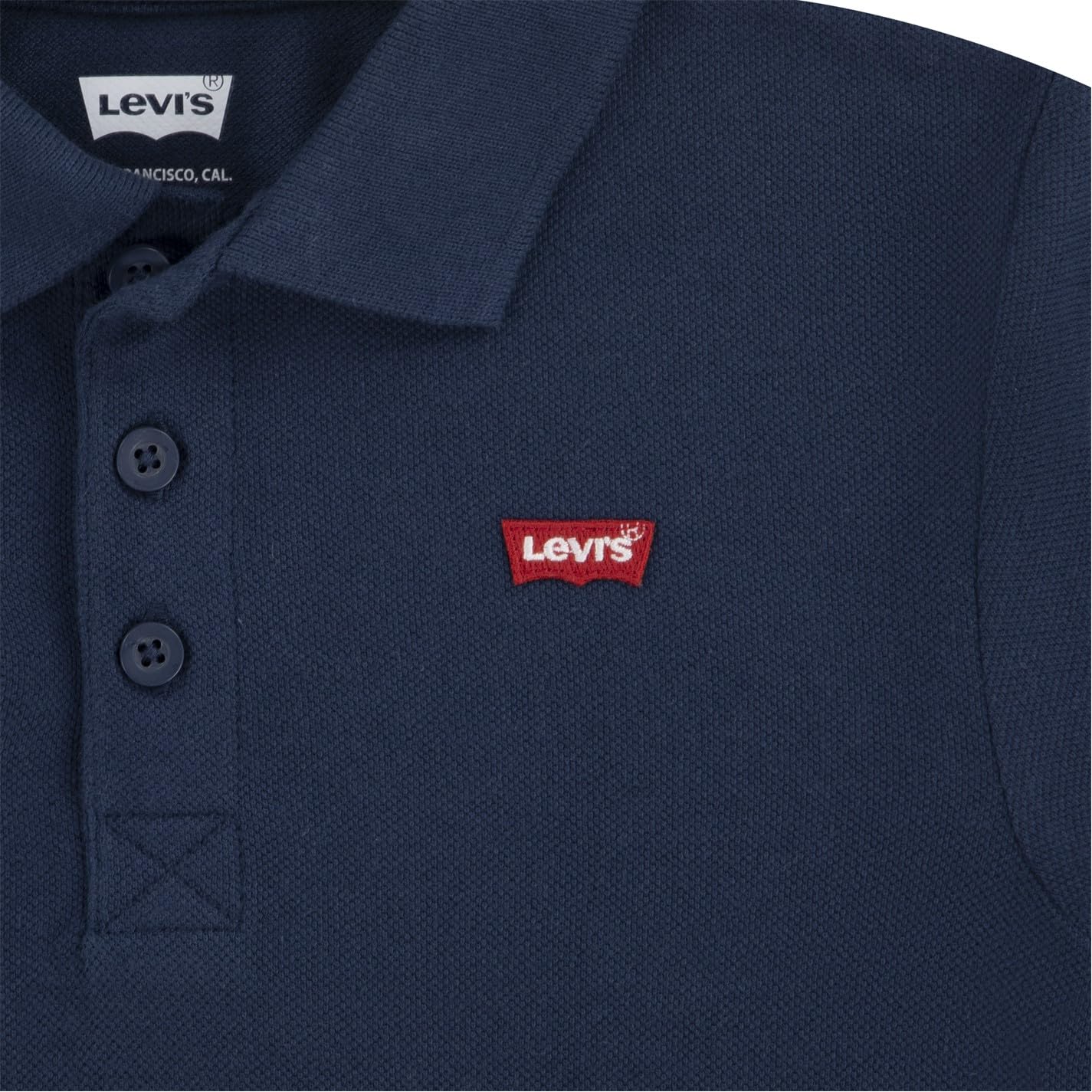 Levi's Lvb koszulka polo z taśmą na plecach, Sukienka Blues, 8 lat