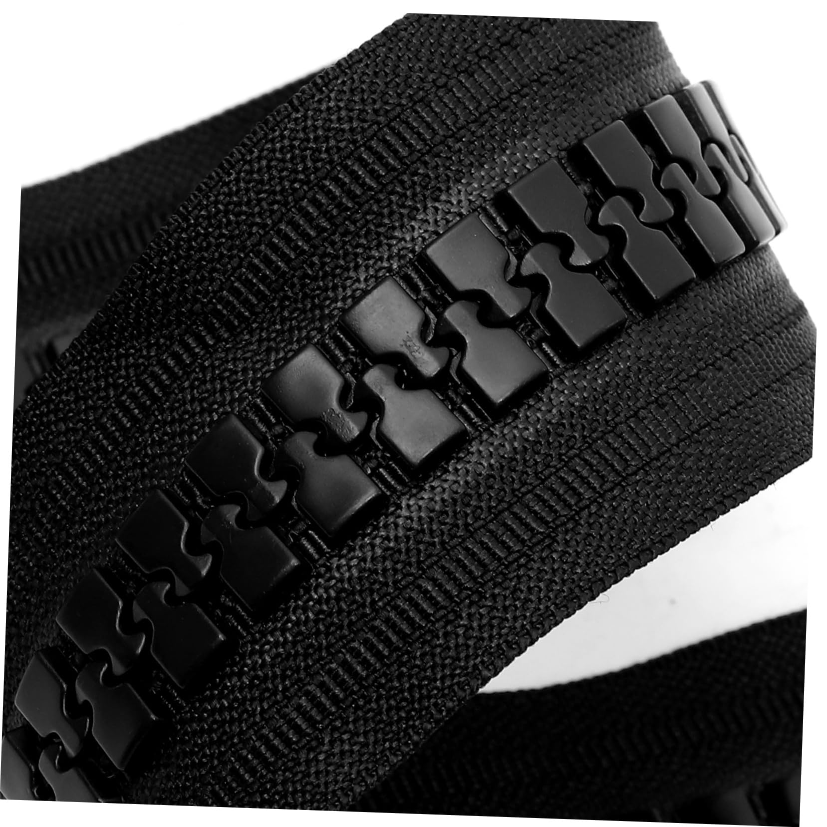 DIYEAH 2 Piezas Cremallera de doble cabezal n.º 20 cremallera de 2 vías cremallera para abrigo deslizador de reemplazo de cremallera cremalleras para coser largo chaqueta Accesorios paño