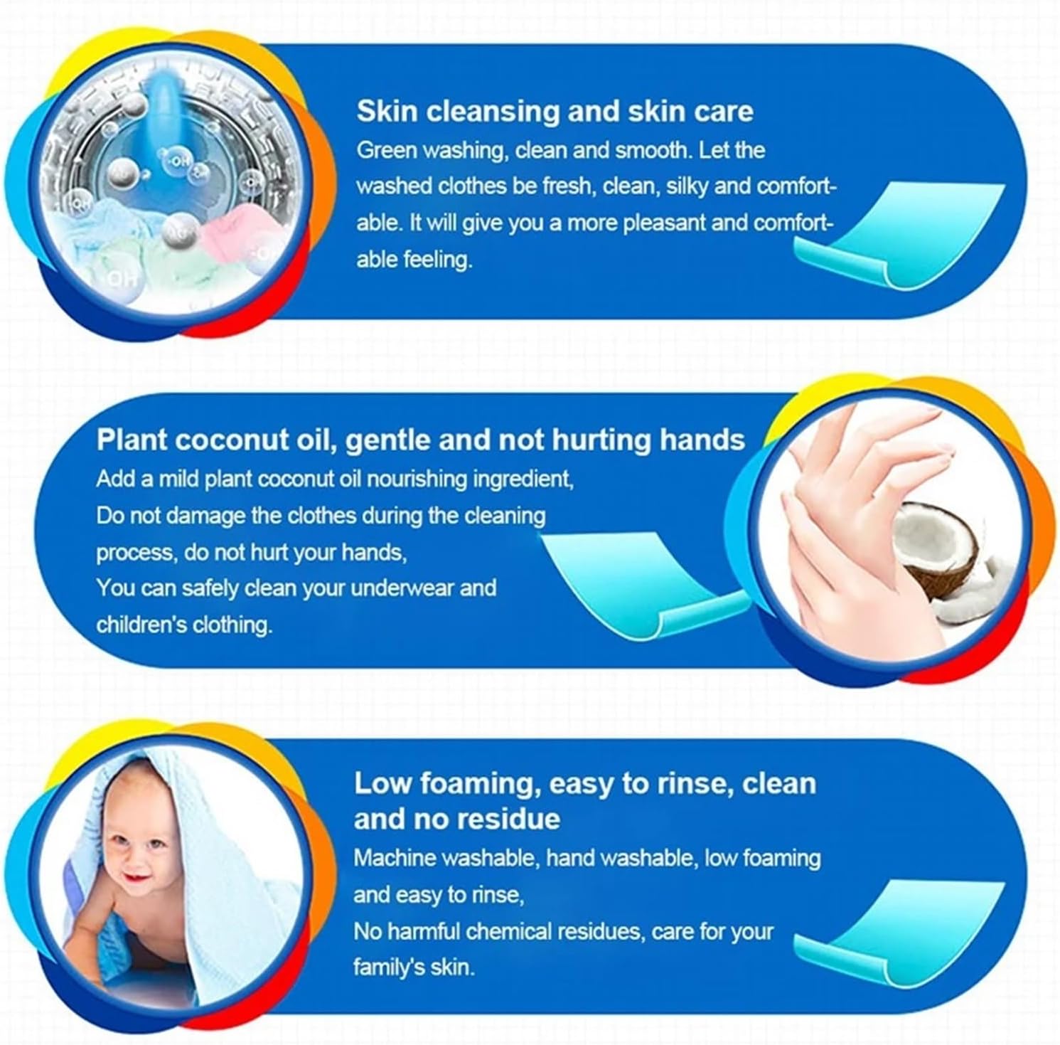 120pcs Volume Laundry Soap Laundry Detergent Sheet Nano Concentrated Washing Powder For Washing Machine Cleaner Cleaning