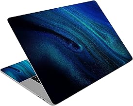 AORTDES Laptop Skin Sticker Decal 15-15.6 Inches, Universal Reusable Vinyl Sticker for 12.1 13 13.3 14 15.4 Inches Netbook/Notebook PC, Waterproof & Scratch-Resistant (Blue Quicksand)