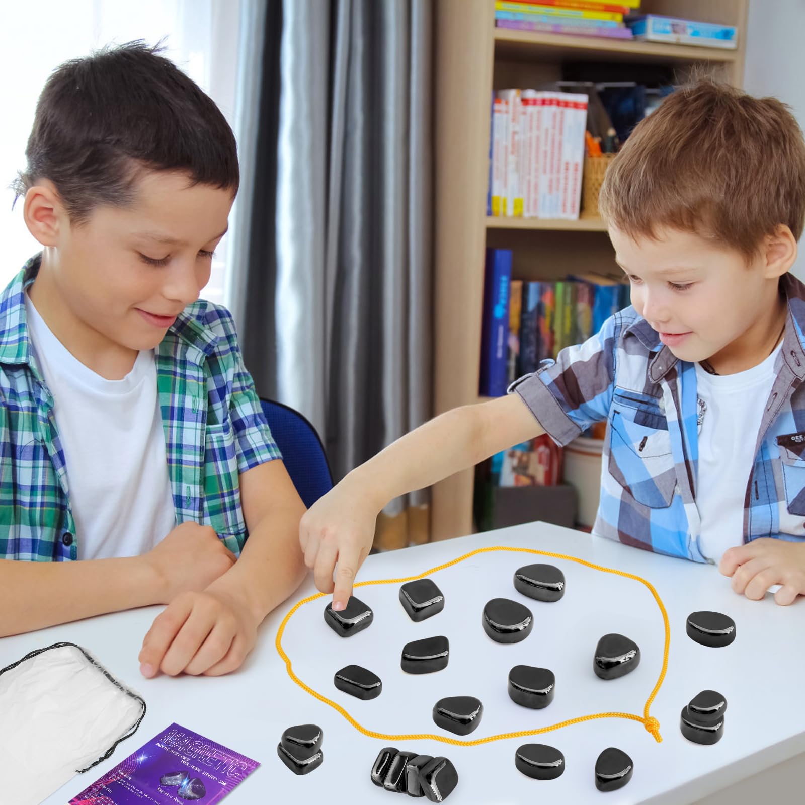SUNtoys Zestaw magnetycznych szachów, gra magnetyczna dla dzieci w wieku od 3, 4, 5, 6, 7, 8, 9, 10, 11, 12 lat, magnetyczne szachy, prezent dla dzieci w wieku 3-12 lat