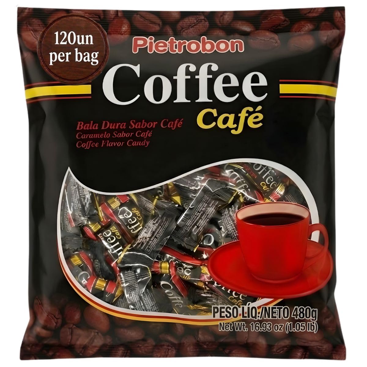 Amazon.com : Brazilian Coffee Hard Candy 1lb 17oz – Gourmet Round