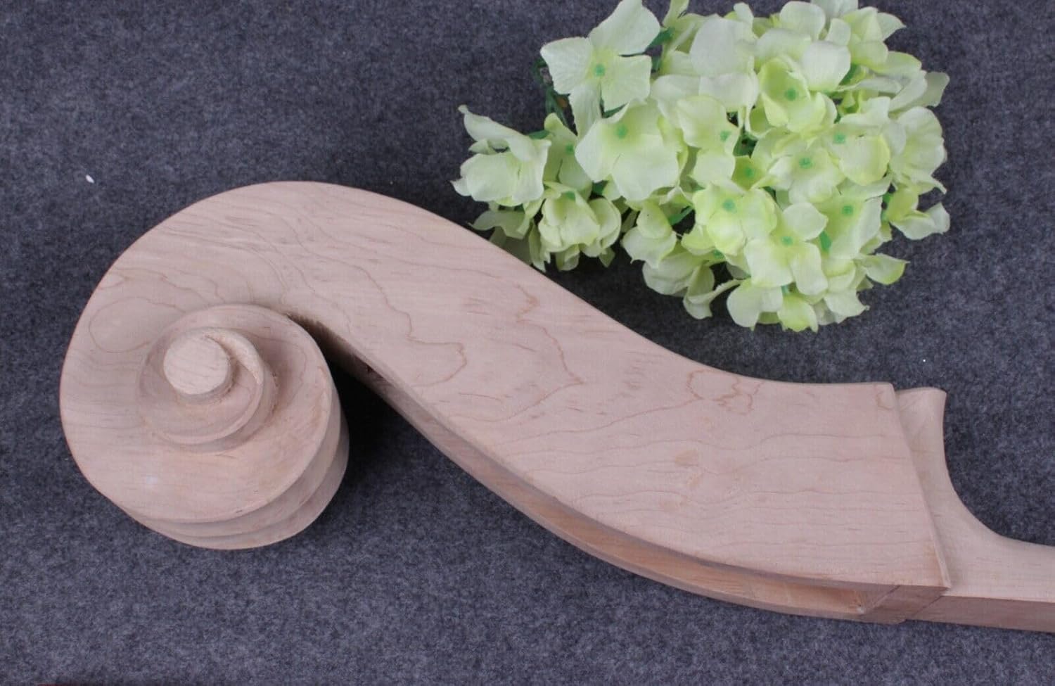 3/4 Vertikal Bass Griffbrett Palisander Ahorn Holz Bass Neck Head Partie Kontrabass, neck+board