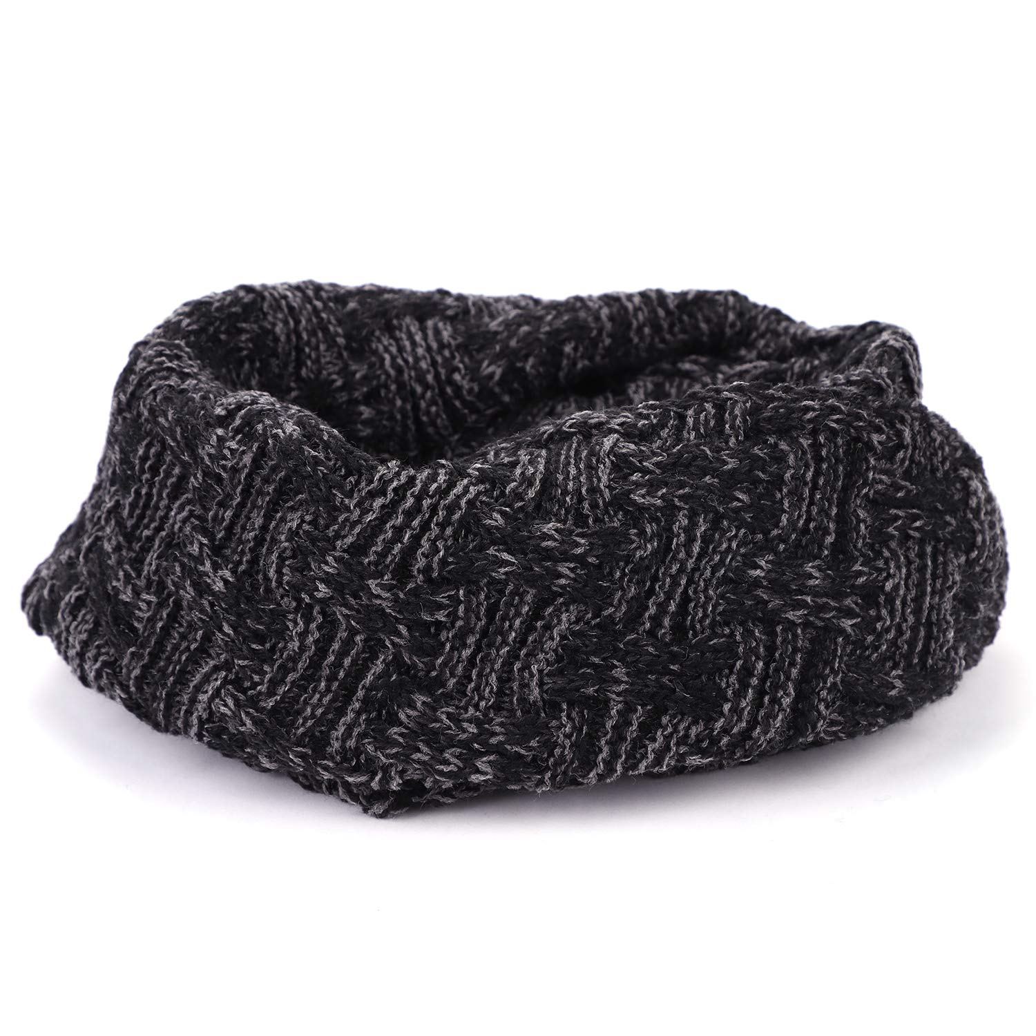 IBLUELOVER Men Women Knitted Snoods Warm Knitted Scarf Winter Thicken Snood Loop Scarf Color Mixing fashion Warmth Scarf Wrap Neck Warmer Neckerchief Wrap Scarves Unisex