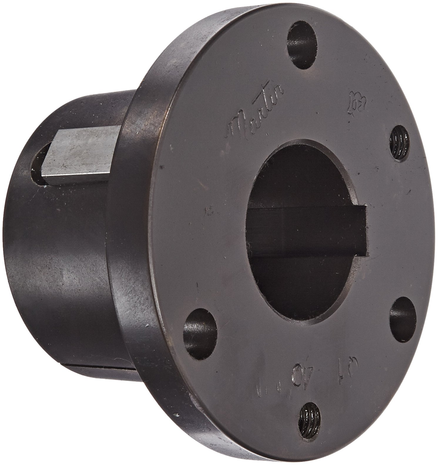 Martin Q1 40MM MST Bushing, Ductile Iron, Metric, 40 mm Bore, 73.025 mm OD, 63.5 mm Length