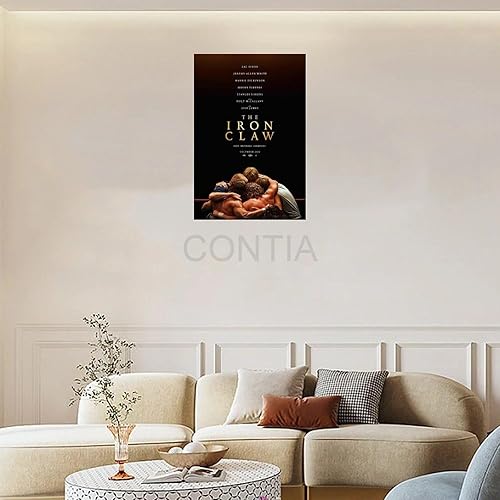 Miniatura 3 de Póster de película The Iron Claw Sports Movie Theme Cover Art Poster (2) Póster en lienzo para decoración de pared, pinturas para sala de estar,