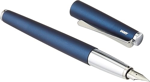 LAMY Studio pluma estilográfica de punta fina color negro Azul