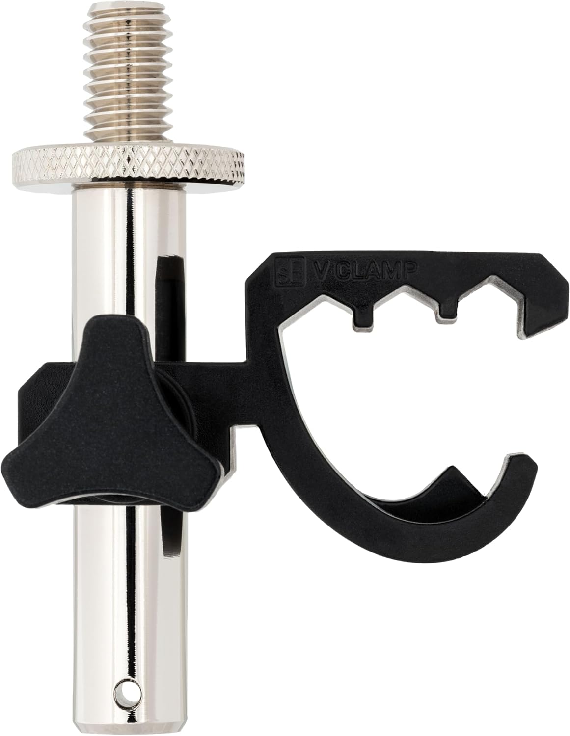sE Electronics V Clamp Drum Microphone Mount - Compact Drum Mic Clip with Height & Rotation Adjustability - Fast & Easy Setup & Tear-Down Within Seconds - Works with V Beat (Sold Separately)