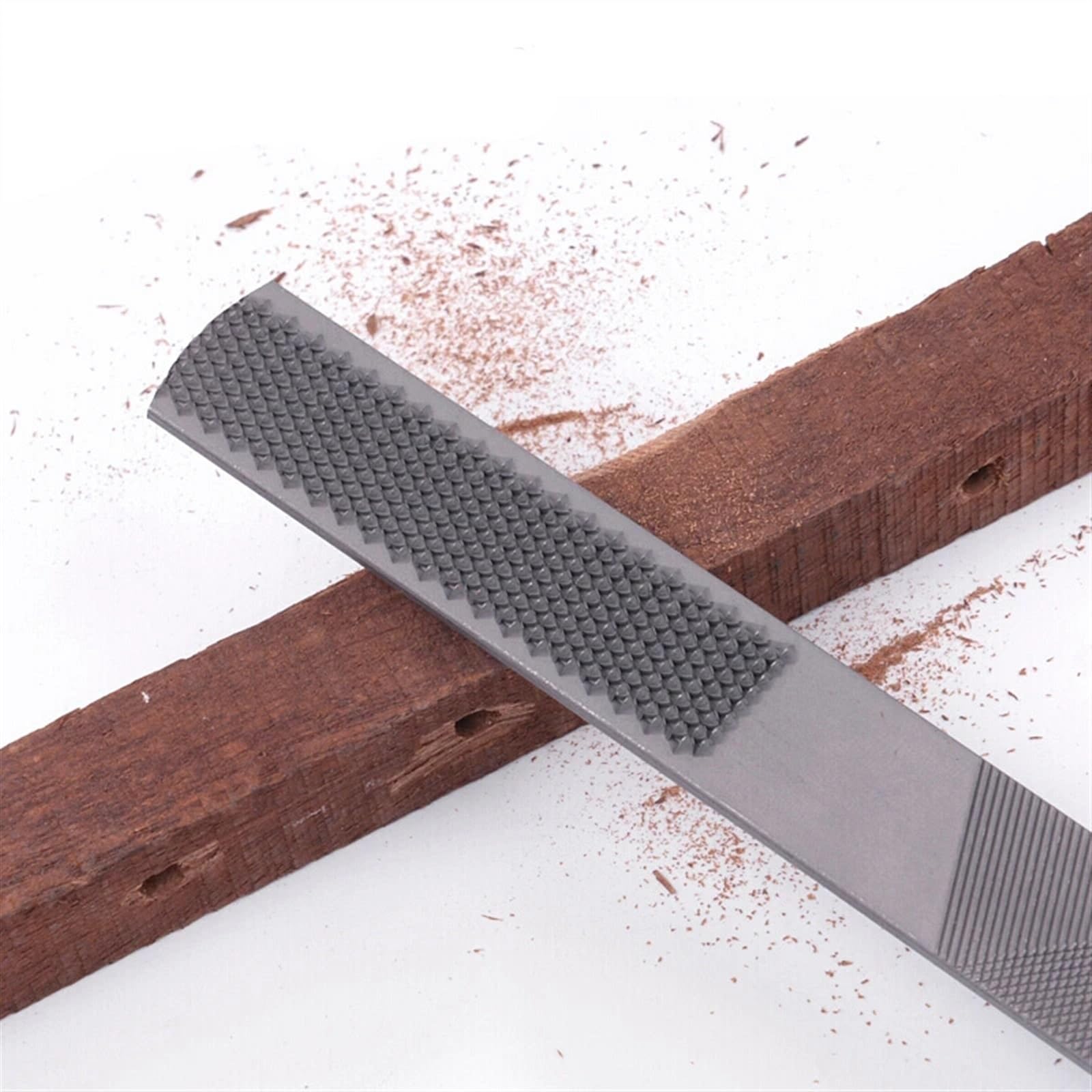 Lima de Metal 4 en 1, escofina de madera de 8 ''/200mm de acero for carpintero, lima de madera DIY, herramienta manual for carpintería