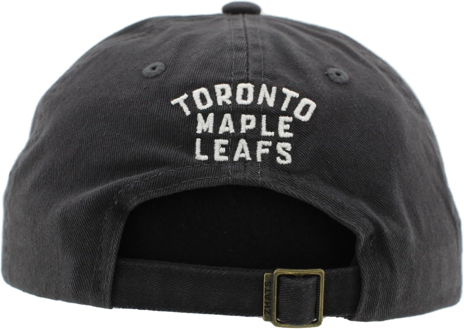 ZHATS NHL Unisex-Adult NHL Officially Licensed Adjustable Hat Scholarship Icon Charcoal - Image 4