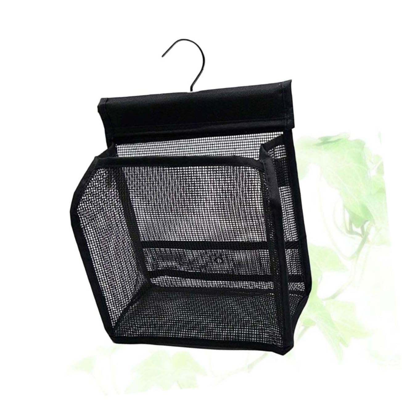 VICASKY Cestino Portaoggetti Doccia da Appendere 3 Pezzi in Pvc Nero | Interno Profondo, per Accessori Doccia e Bagno, Formato Pratico per Viaggio