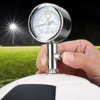 Vista 6 de Dioche Medidor de presión de bola, mini herramienta de barómetro de presión de aire para baloncesto, fútbol, voleibol