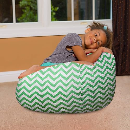 Miniatura 29 de Posh Creations - Sillón puff para niños, adolescentes y adultos, incluye funda extraíble y lavable a máquina, grande de 38 pulgadas, piel de conejo