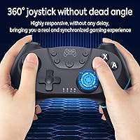 Vista 3 de AiKanbo Controlador de interruptor nueva versión 2023 Controladores profesionales inalámbricos compatibles con N-SwitchSwitch LiteSwitch OLED