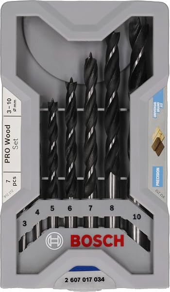 Bosch 7x PRO Wood Holzspiralbohrer-Set