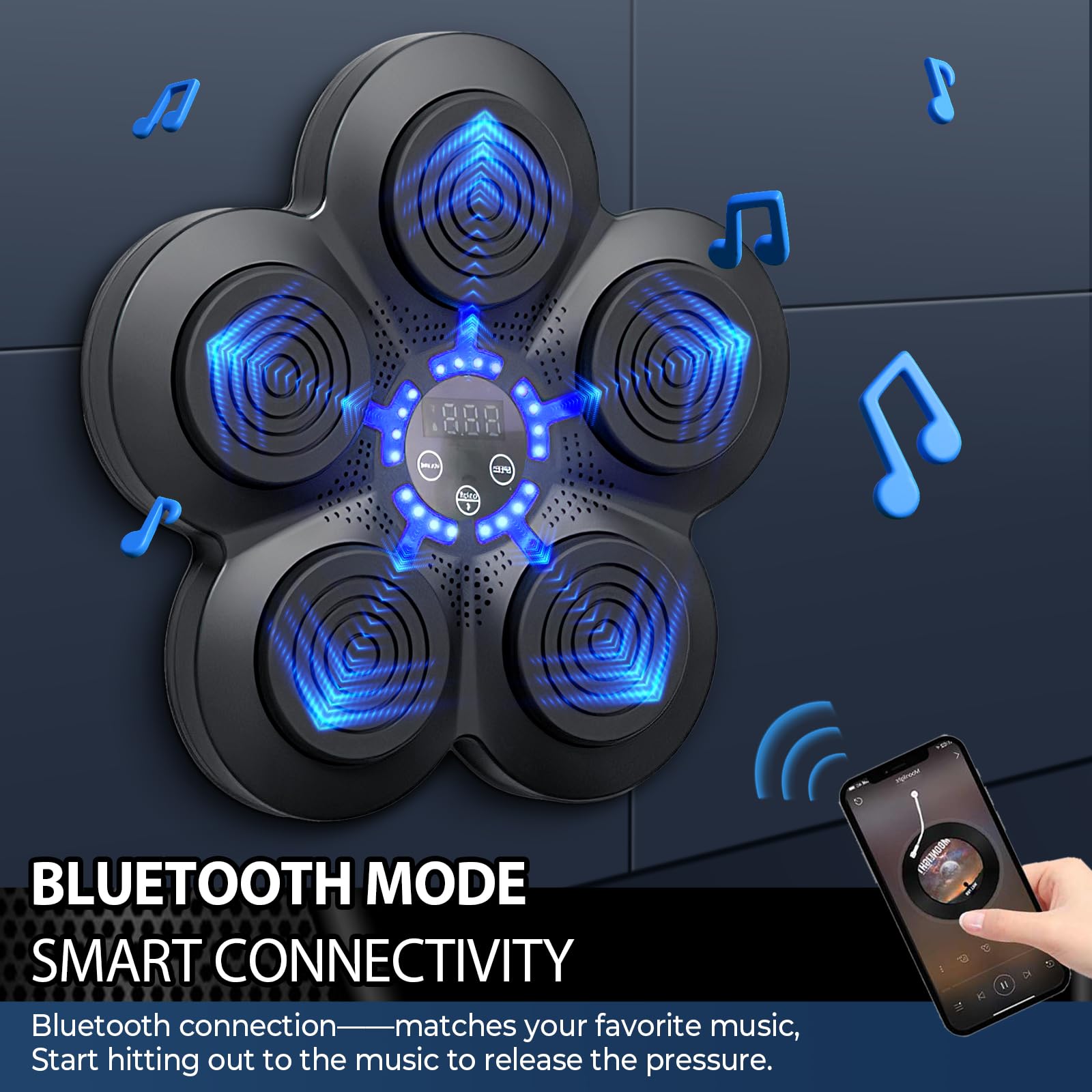 Macchina Da Boxe Musicale Warmfunn - Elettronica Con Bluetooth Per Allenamento Divertente A Casa - Foto 5