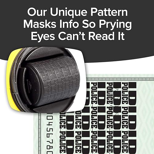 Miniatura 7 de ID Police Sello de rodillo de protección contra robo de identidad, como se ve en la televisión, el rodillo de protección de identidad policial ayuda