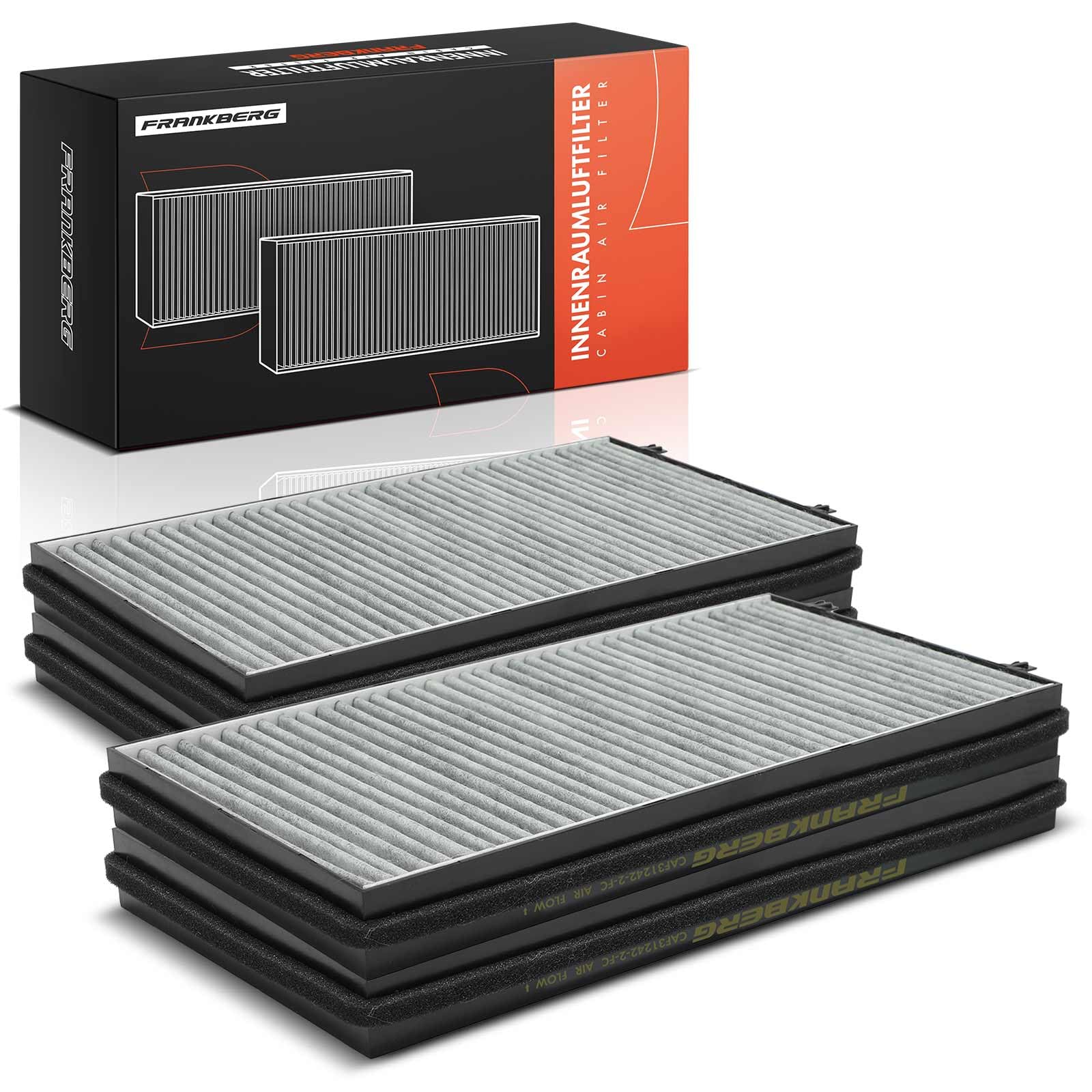 Frankberg filtri antipolline per abitacolo con carbone attivo LAK173 | Compatibile con: Phantom VII Coupé RR3, Serie 7 E65 E66 E67, Phantom VII Drophead Coupé RR2, B7 E65