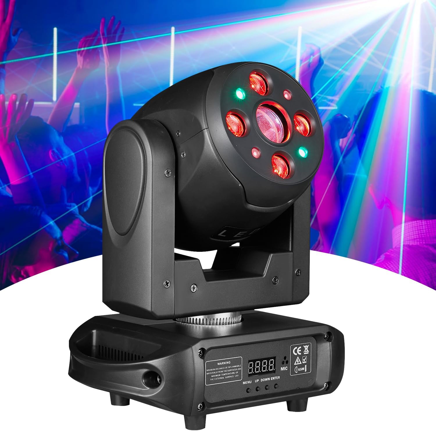 Flashback Events 150W LED Beam & Spot Moving Head DJ Light