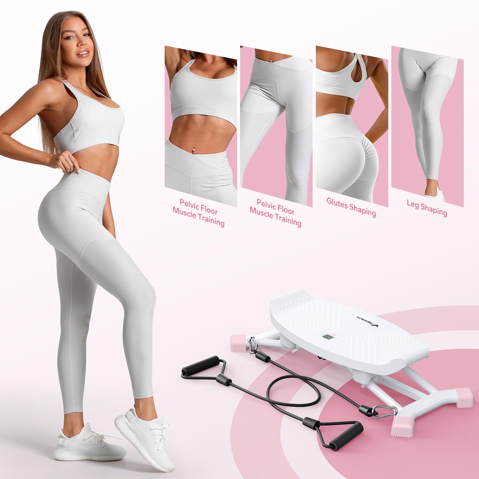 Amazon | MERACH(マーチ) スライドステッパー 自宅でのエクササイズ用
