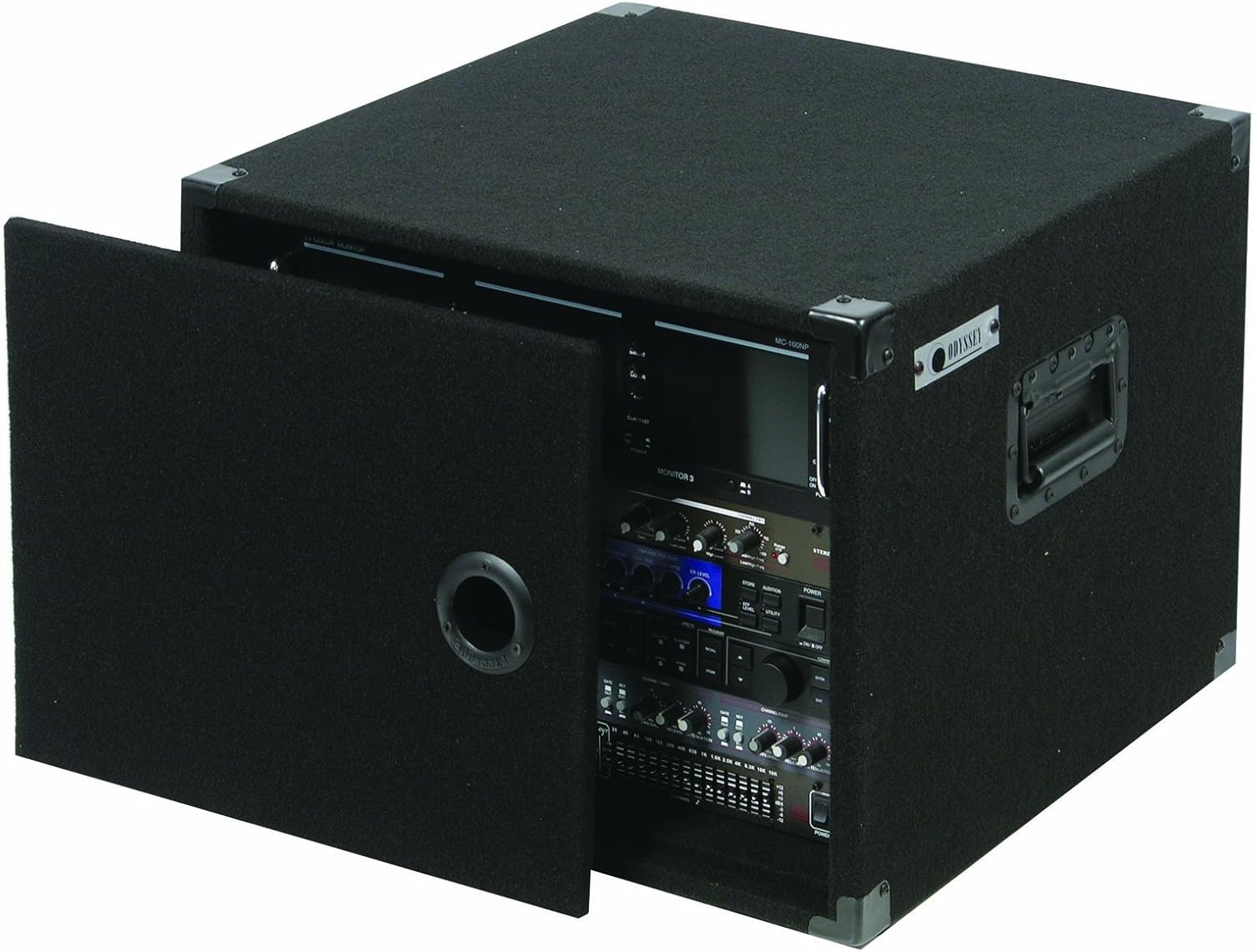 Odyssey CRE08 8 Space 17" Deep Carpeted Econo Rack