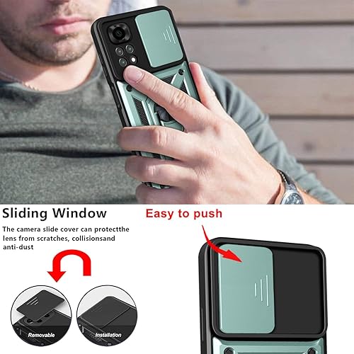 Vista 421 de Carcasa de soporte compatible con Motorola Razr 2023, con cubierta deslizante para lente de cámara compatible con Motorola Razr 40 5G 2023 XT2323-1