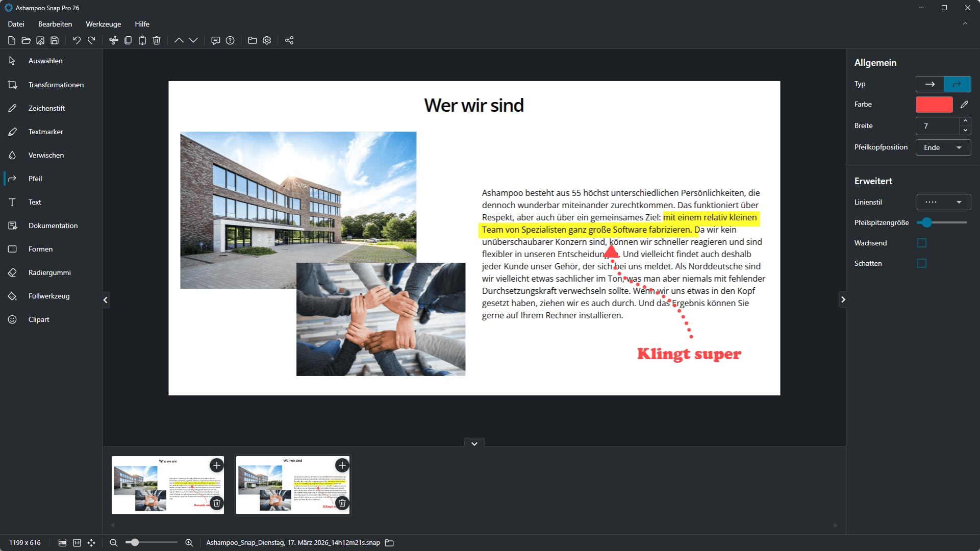 Ashampoo Snap Pro 26 – Screenshots & Videos aufnehmen, bearbeiten und teilen inkl. Live Edit | 1 Gerät | 1 Benutzer | PC Aktivierungscode per Product Key Card