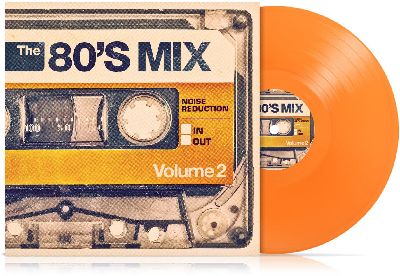VARIOUS - The 80's Mix Volume 2 - Vinyl (translucent orange vinyl LP)