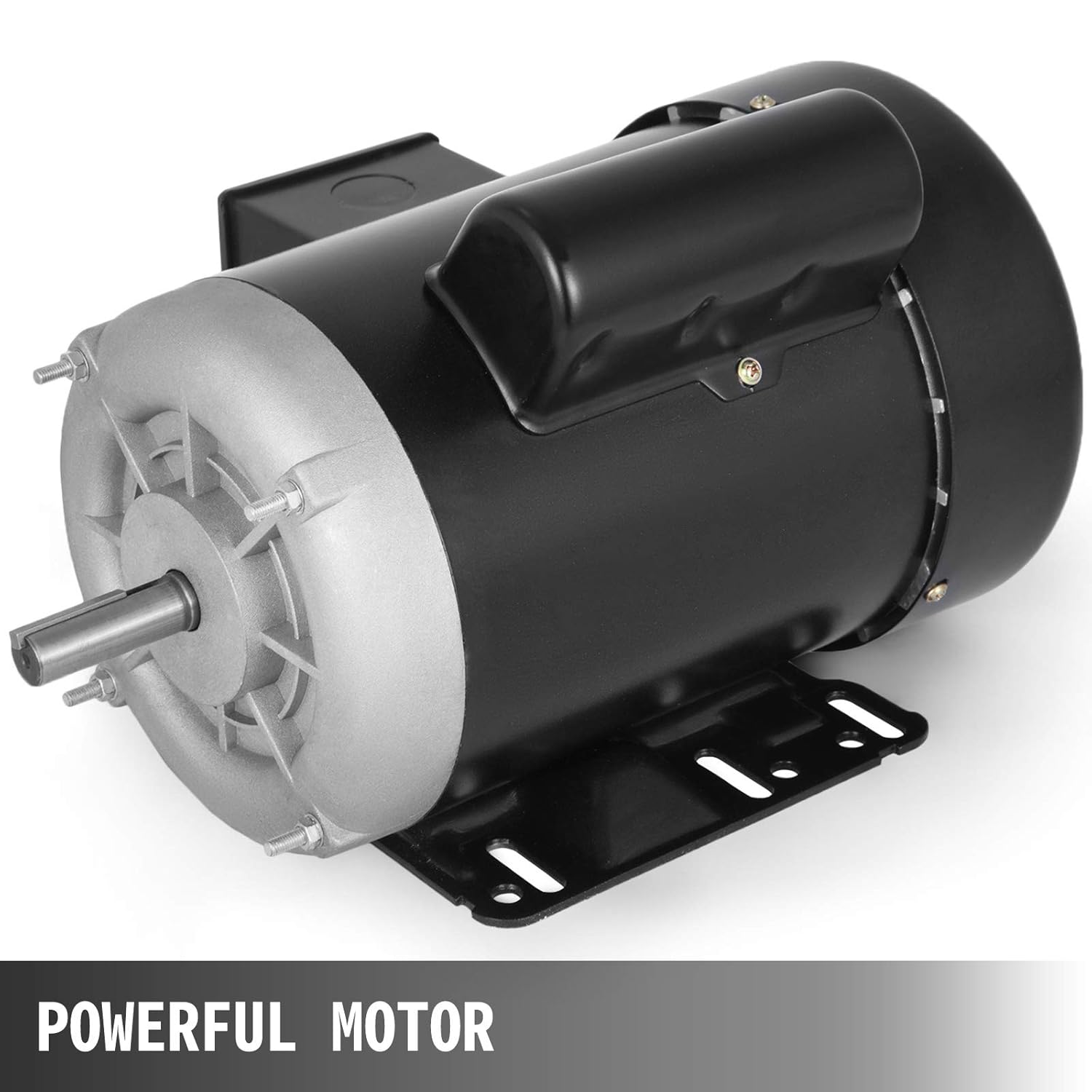 Suреr Bіg Clеаrаnсе! Mophorn 0.5HP Electric Motor, 1725rpm Single Phase 56C Frame Air Compressor Motor 5/8 Shaft Diameter Reversible Electric AC Motor for Air Compressor General Equipment, 115/230VAC