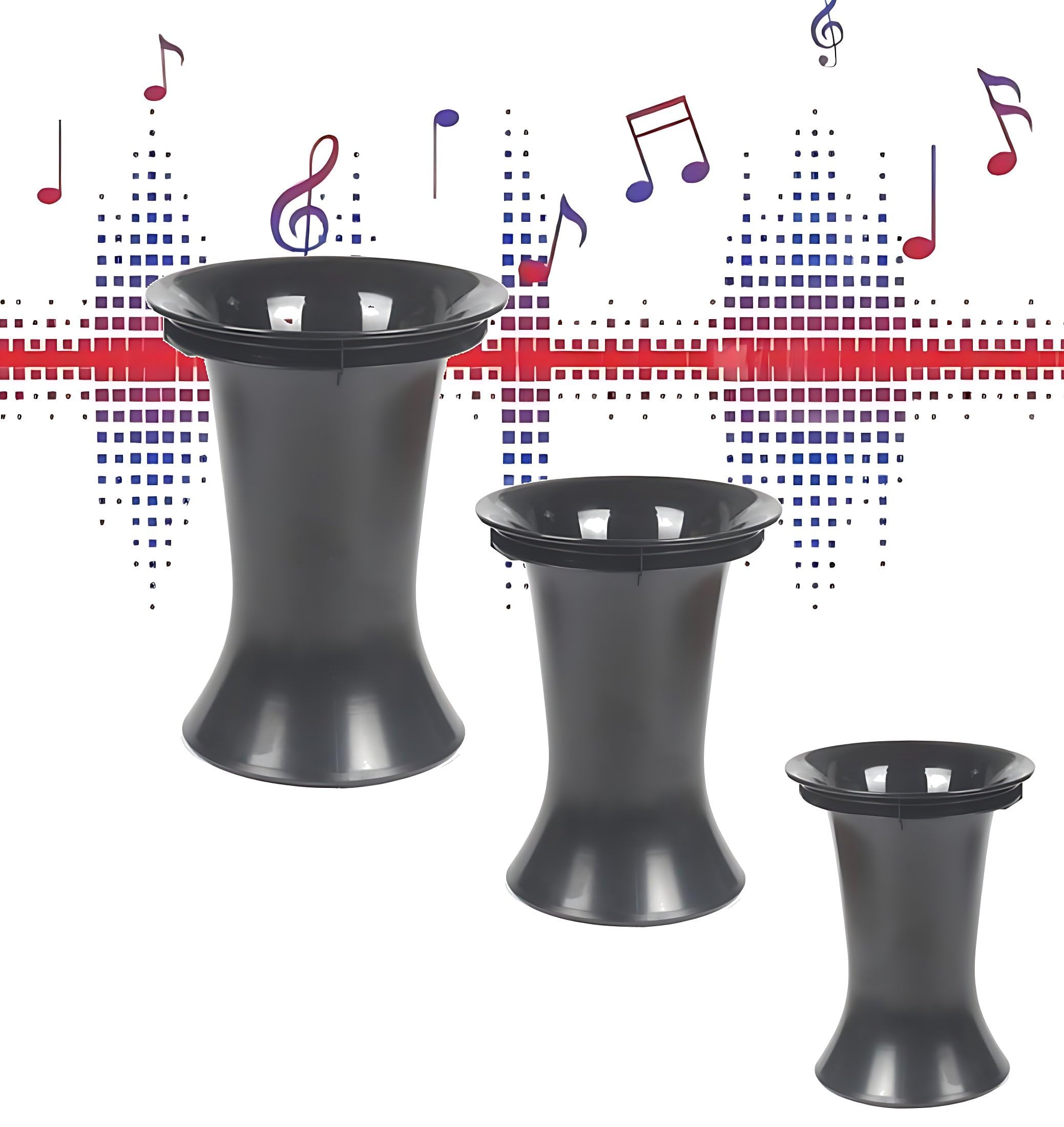 Tubi per porta altoparlante ABS 100 mm x 160 mm per subwoofer bass reflex auto DJ HiFi