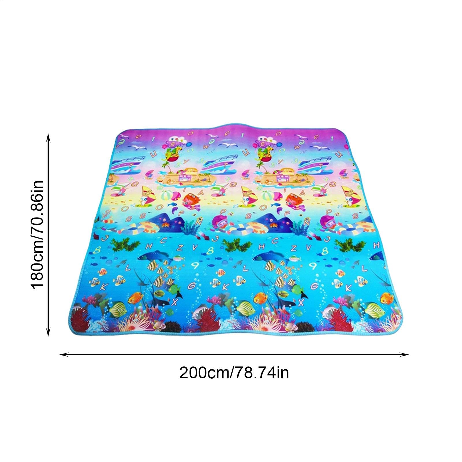 180x120cm Tappeto Da Gioco Tappeto Da Gioco Per Bambini Tappetino Per Gattonare,Tappetini Per Bambini Per Giocare,Tappeto Da Gioco Educativo,Tappetino Gioco In Schiuma EVA Pieghevol