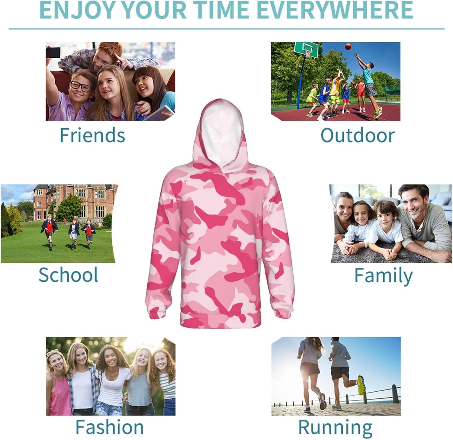 Lemon Sloth Teen Hooded Sweatshirt Boys And Girls Pullover Sweatshirt Thick Sports Hoodie 7-20 Years