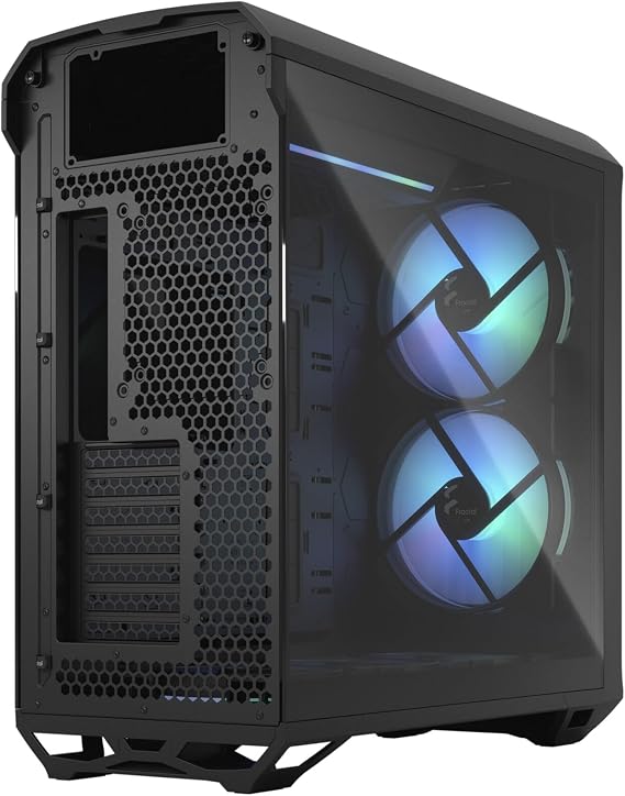 Fractal Design Torrent FD-C-TOR1A-04 RGB Black E-ATX Tempered Glass Window High-Airflow Mid Tower Computer Case