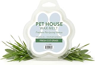 Pet House Fresh Cut Grass Spring and Summer Scented Wax Melts 3 OZ, Plant Based Soy Wax Melts for Household and Pet Odor, Clean Burning, Long Lasting, Made for Pet Loving Homes - 2 Pack