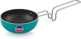 TOSAA Non Stick Tadka Pan, 11cm, | Vaghar Pan | Chounk Pan | Baghar Pan for Frying Dal/Spices | Flame Safe | Gas Stove Saf Price In India