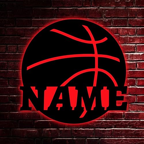 Miniatura 6 de Letrero de neón de baloncesto personalizado, Signo de nombre de baloncesto, Letrero de neón de baloncesto, Letrero de pelota de baloncesto, Letrero